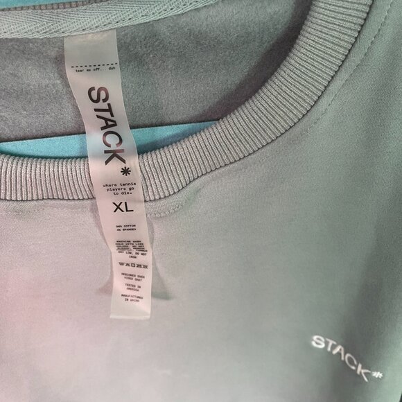 Men's Stack Long Sleeve Blue CloudCore* Crewneck Size XL - Picture 6 of 7